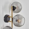 Ripoll kullampa, Vägglampa Guld, Svart, 3-ljuskällor