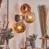 Ripoll kullampa, Vägglampa Guld, Svart, 3-ljuskällor