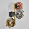 Ripoll kullampa, Vägglampa Guld, Svart, 3-ljuskällor