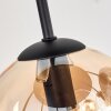 Gastor Taklampa, kullampa 57 cm Amber, Klart, Rökfärger, 9-ljuskällor