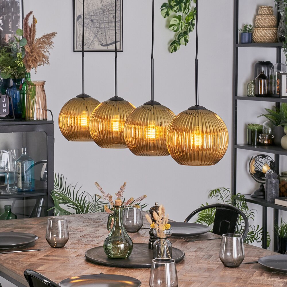 Koyoto Pendellampa, kullampa, Pendelbelysning Guld, 4-ljuskällor main product photo