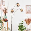 Ramila Golvlampa Nickel matt, Svart, 3-ljuskällor