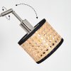 Ramila Golvlampa Nickel matt, Svart, 3-ljuskällor