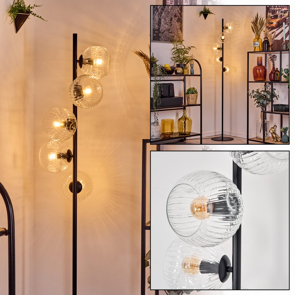 Ripoll Golvlampa Klart, 5-ljuskällor main product photo