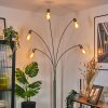 Codecreo Golvlampa Nickel matt, Svart, 5-ljuskällor