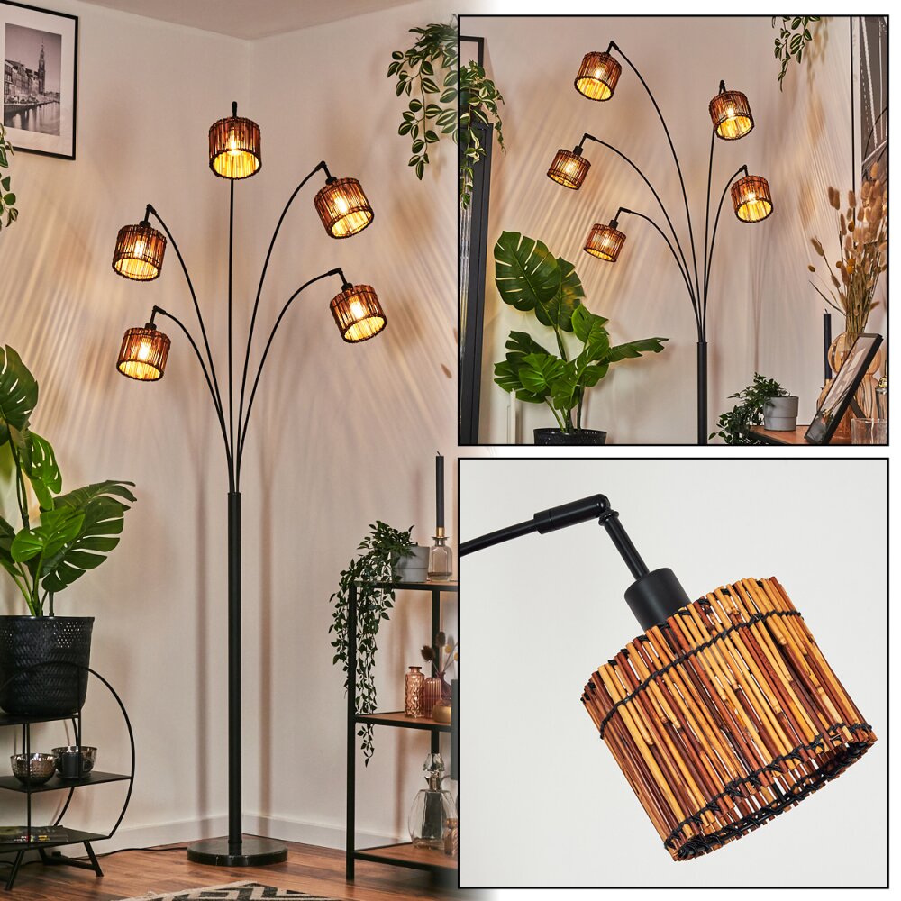 Cando Golvlampa Svart, 5-ljuskällor main product photo