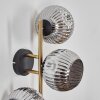 Ripoll kullampa, Vägglampa Guld, Svart, 3-ljuskällor