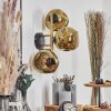 Ripoll kullampa, Vägglampa Guld, Svart, 3-ljuskällor Ripoll kullampa, Vägglampa Guld, Svart, 3-ljuskällor