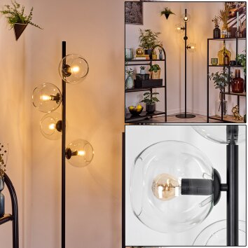 Koyoto Golvlampa Klart, 4-ljuskällor