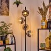 Koyoto Golvlampa Krom, Klart, Rökfärger, 4-ljuskällor