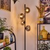 Koyoto Golvlampa Krom, Klart, Rökfärger, 4-ljuskällor