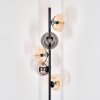 Koyoto Golvlampa Amber, Klart, Rökfärger, 5-ljuskällor