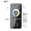 Paul Neuhaus Q-Serie Q-MALINA Golvlampa, Golvlampa LED Rostfritt stål, 2-ljuskällor, Fjärrkontroll