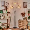 Cavaca Golvlampa Krom, Svart, 3-ljuskällor