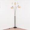 Cavaca Golvlampa Krom, Svart, 3-ljuskällor