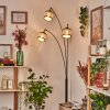 Ramila Golvlampa Krom, Svart, 3-ljuskällor