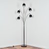 Bassagoda Golvlampa Krom, Svart, 5-ljuskällor