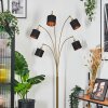 Alsen Golvlampa Mässing, Svart, 5-ljuskällor