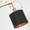 Alsen Golvlampa Mässing, Svart, 5-ljuskällor