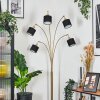 Bassagoda Golvlampa Mässing, Svart, 5-ljuskällor