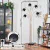 Bassagoda Golvlampa Mässing, Svart, 5-ljuskällor