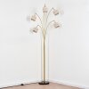 Bassagoda Golvlampa Mässing, Svart, 5-ljuskällor
