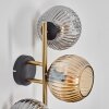 Ripoll kullampa, Vägglampa Guld, Svart, 3-ljuskällor