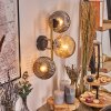 Ripoll kullampa, Vägglampa Guld, Svart, 3-ljuskällor