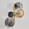 Ripoll kullampa, Vägglampa Guld, Svart, 3-ljuskällor
