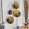 Ripoll kullampa, Vägglampa Guld, Svart, 3-ljuskällor