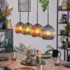 Koyoto Pendellampa, kullampa, Pendelbelysning Blå, Grön, Kopparfärg, 4-ljuskällor