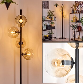 Ripoll Golvlampa Amber, Klart, 4-ljuskällor