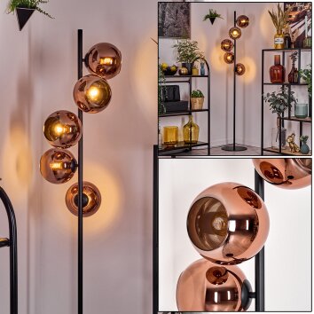 Koyoto Golvlampa 31 cm Kopparfärg, 5-ljuskällor