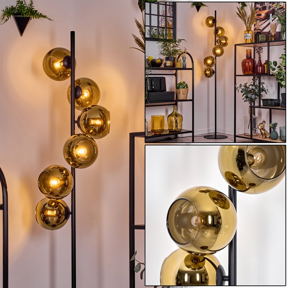 Koyoto Golvlampa Guld, 6-ljuskällor main product photo