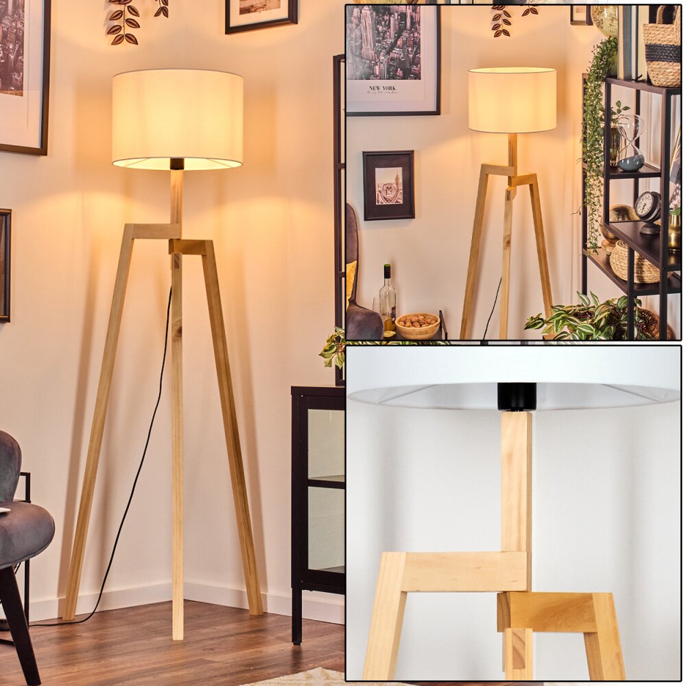Soungou Golvlampa Naturfärger, Svart, 1-ljuskällor main product photo
