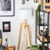 Soungou Golvlampa Naturfärger, Svart, 1-ljuskällor