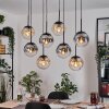 Gastor Pendellampa, kullampa, Pendelbelysning Amber, Klart, Rökfärger, 8-ljuskällor