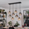Gastor Pendellampa, kullampa, Pendelbelysning Amber, Klart, Rökfärger, 8-ljuskällor