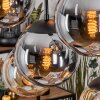 Gastor Pendellampa, kullampa, Pendelbelysning Amber, Rökfärger, 8-ljuskällor