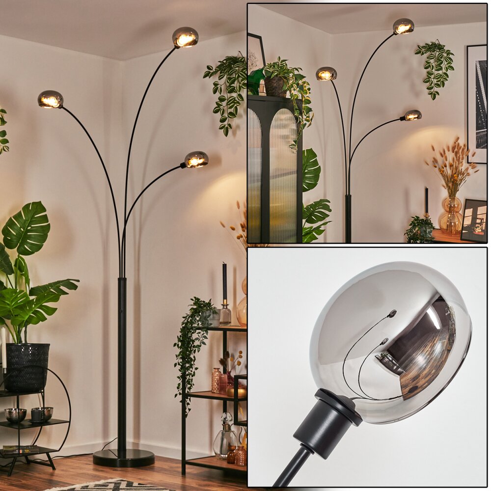Nikkala Golvlampa Svart, 3-ljuskällor main product photo