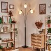 Bassagoda Golvlampa Krom, Svart, 3-ljuskällor