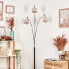 Bassagoda Golvlampa Krom, Svart, 3-ljuskällor