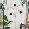 Bassagoda Golvlampa Mässing, Svart, 5-ljuskällor