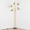 Chellas Golvlampa Mässing, Svart, 5-ljuskällor