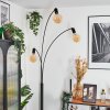 Codecreo Golvlampa Svart, 3-ljuskällor