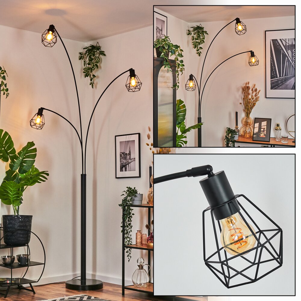 Yaak Golvlampa Svart, 3-ljuskällor main product photo