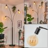Codecreo Golvlampa Krom, Svart, 3-ljuskällor