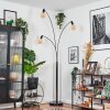 Codecreo Golvlampa Krom, Svart, 3-ljuskällor