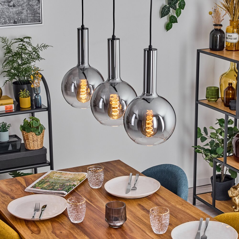 Tador Pendellampa, kullampa, Pendelbelysning Svart, 3-ljuskällor main product photo