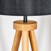 Soungou Golvlampa Naturfärger, Svart, 1-ljuskällor